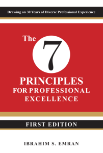The 7 Principles for Professional Excellence